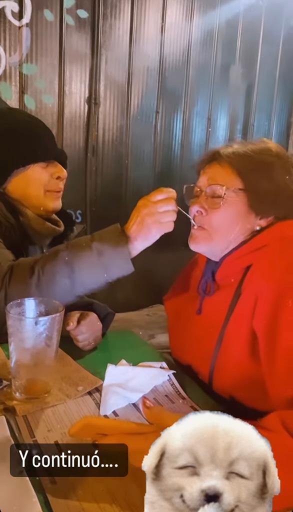 La buena onda entre la madre de María José Quintanilla y su consuegra