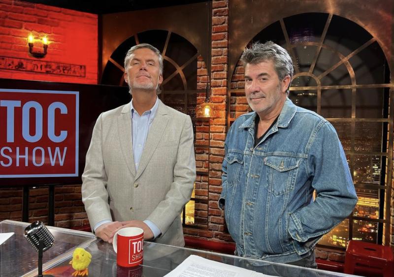 Felipe Vidal junto a Pollo Valdivia