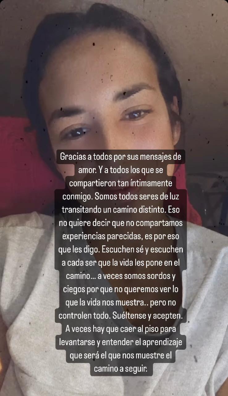 Simone Mardones agradeció apoyo tras reflexión