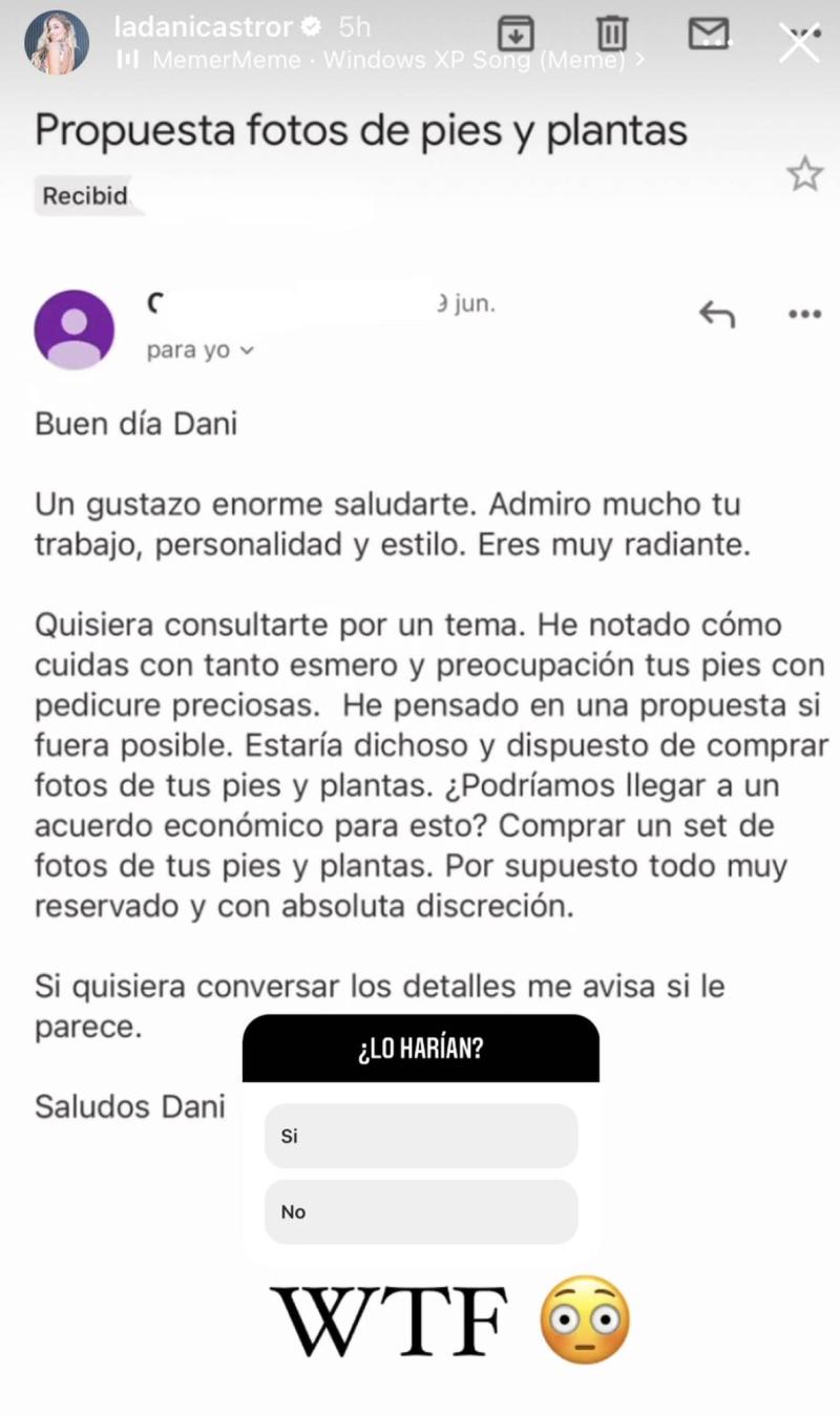 Pantallazo de Daniela Castro