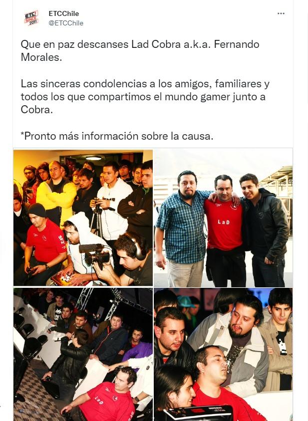 Pantallazo de Twitter de ETC