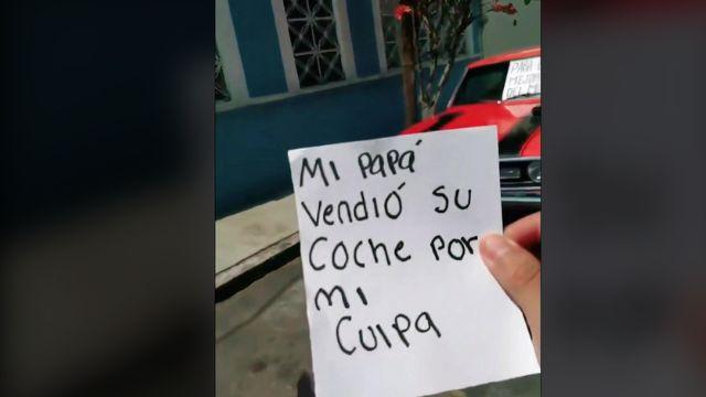 “Gracias a él…”: Logró graduarse y le regaló a su padre el auto que tuvo que vender para pagarle sus estudios