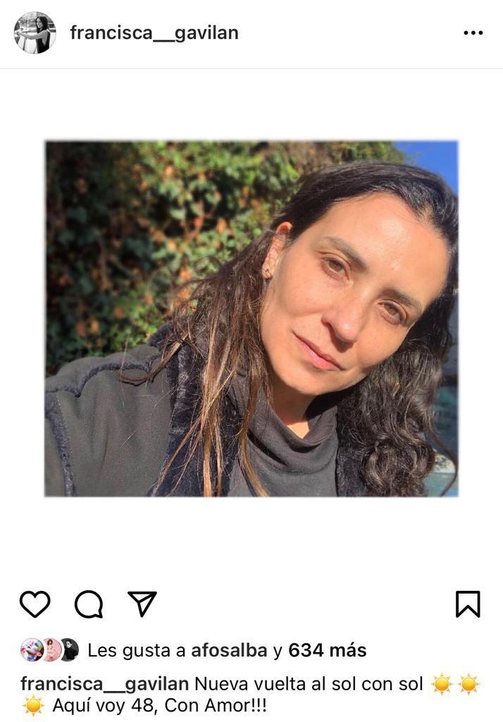 Francisca Gavilán posó al natural en el 2021