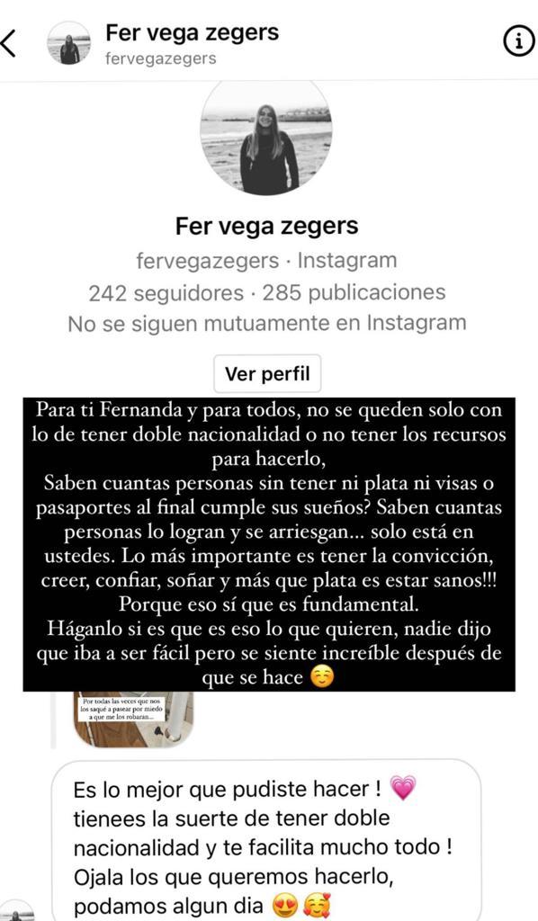 Gianella Marengo responde a seguidora