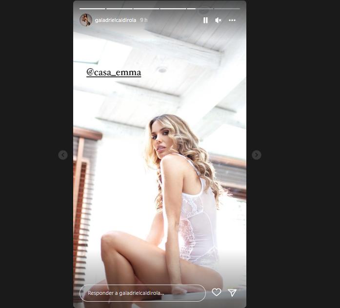 Gala Caldirola se la jugó con osada sesión de fotos en lencería