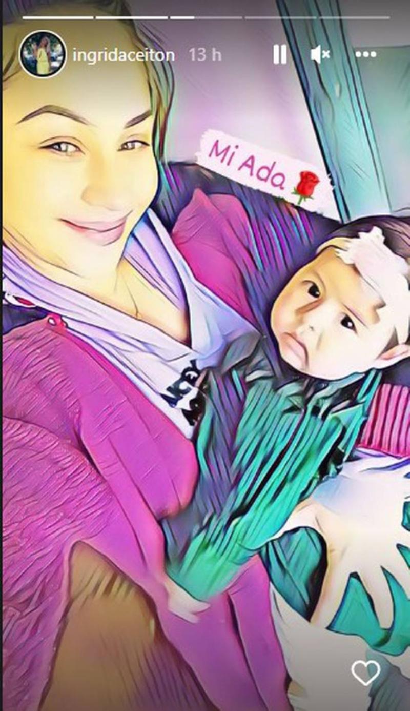 Ingrid Aceitón encanta con foto junto a su hija