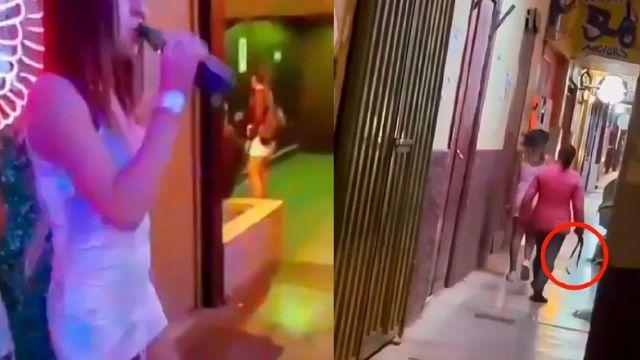 Llegó con cinturón en mano: Madre saca a su hija a correazos de una discoteque tras salir sin permiso