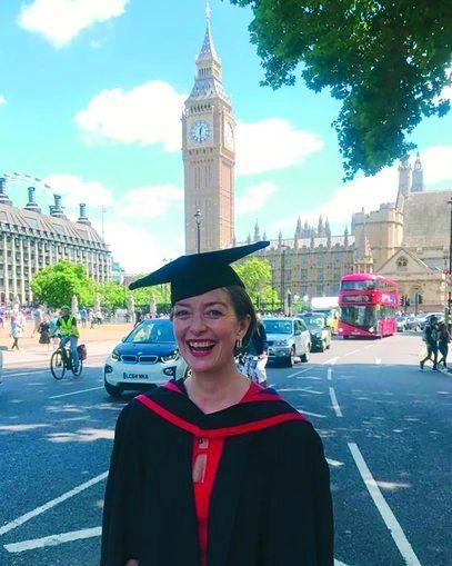 Consuelo Saavedra se graduó esta semana. FOTO: LUN
