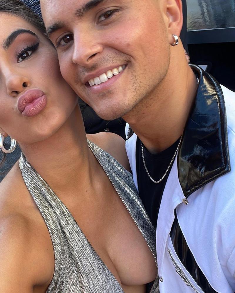 Augusto Schuster y Camila Sepúlveda posaron juntos