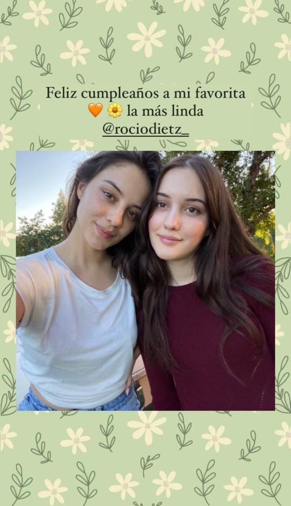 Vivianne Dietz posó junto a su hermana Rocío