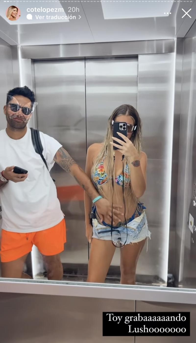 "No sé si subirlo o no...": Coté López aclaró rumores de embarazo tras confuso video