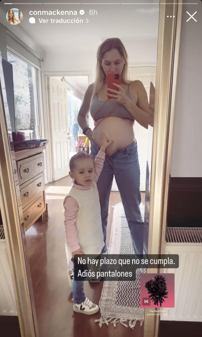 El embarazo de Constanza Mackenna