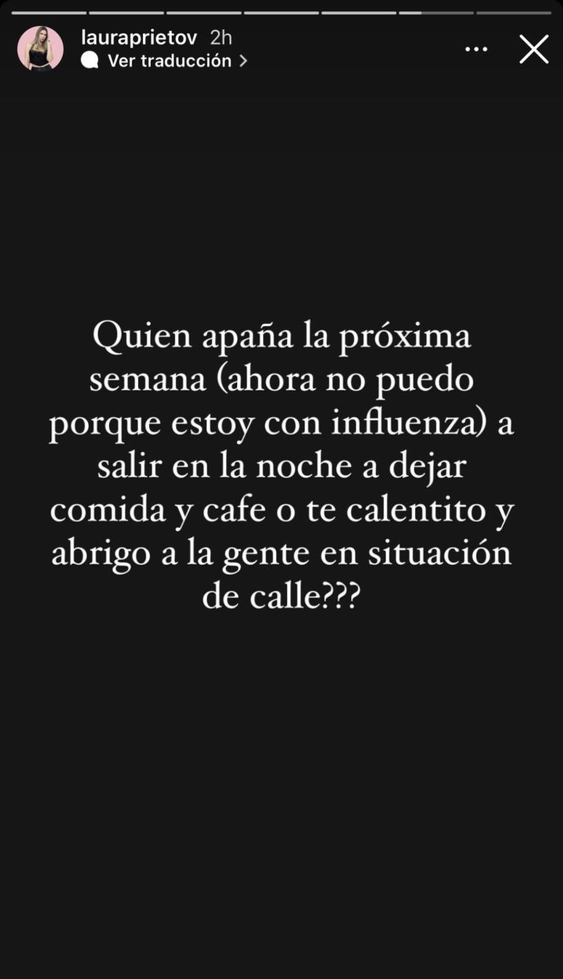 Laura Prieto publica importante iniciativa solidaria