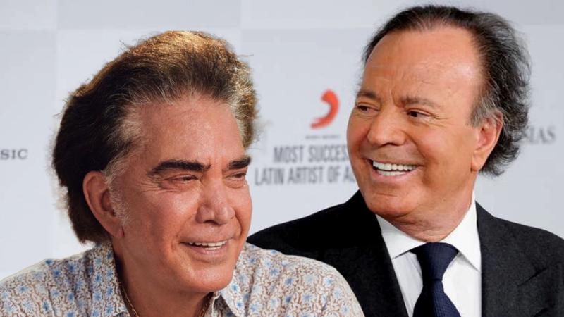 José Luis Rodríguez visitó a Julio Iglesias