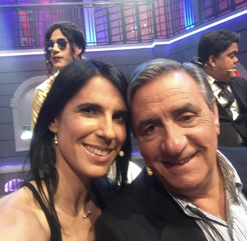 María José Campos con Kike Morandé