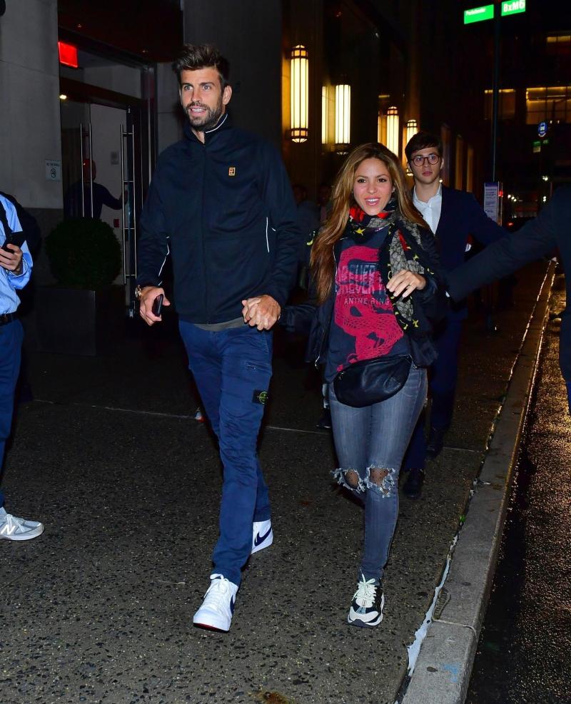 Shakira junto a Piqué