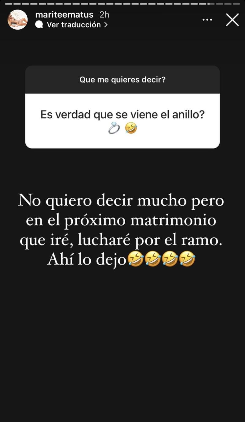Marité Matus en Instagram