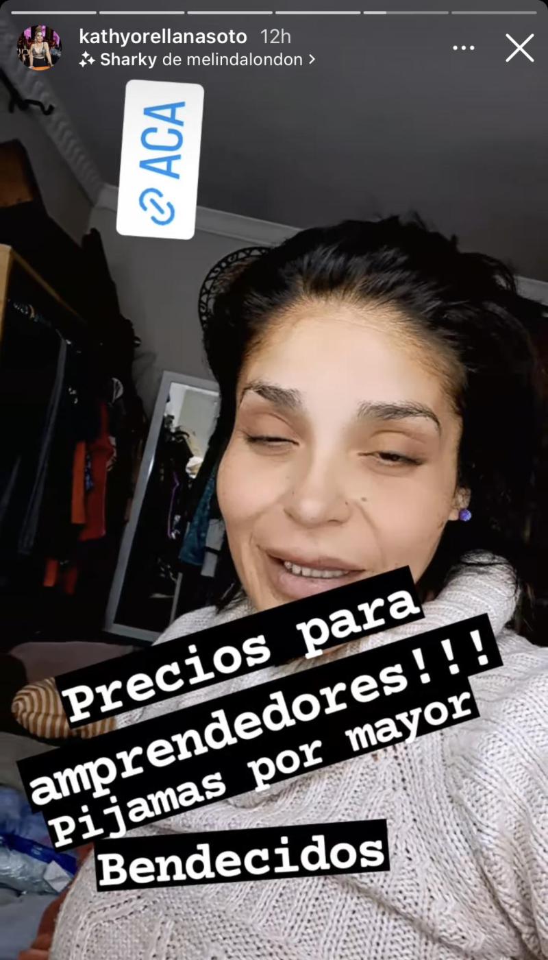 Kathy Orellana regresó a sus redes sociales