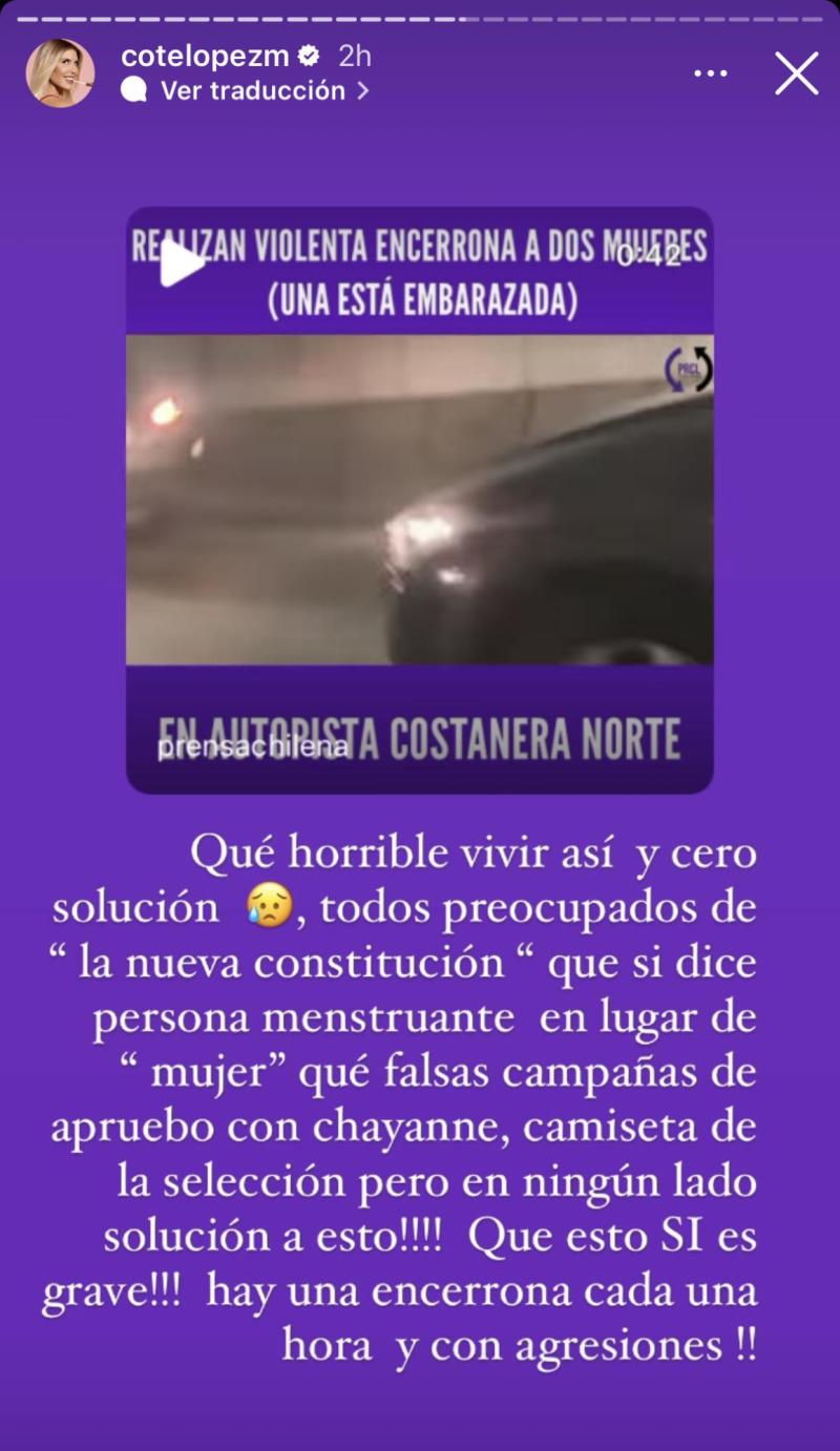 Coté López en Instagram