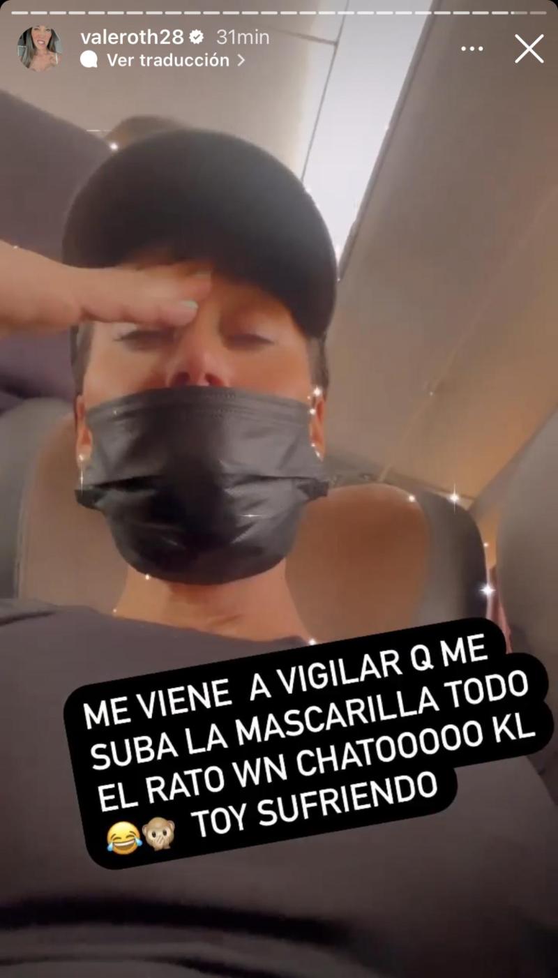 Vale Roth disgustada por el uso de mascarilla