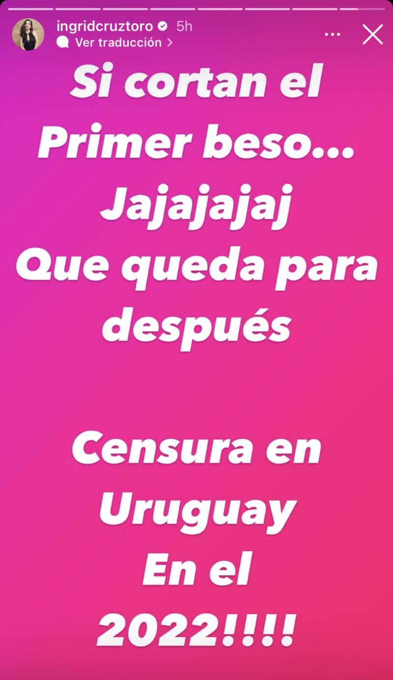 Ingrid Cruz denuncia censura