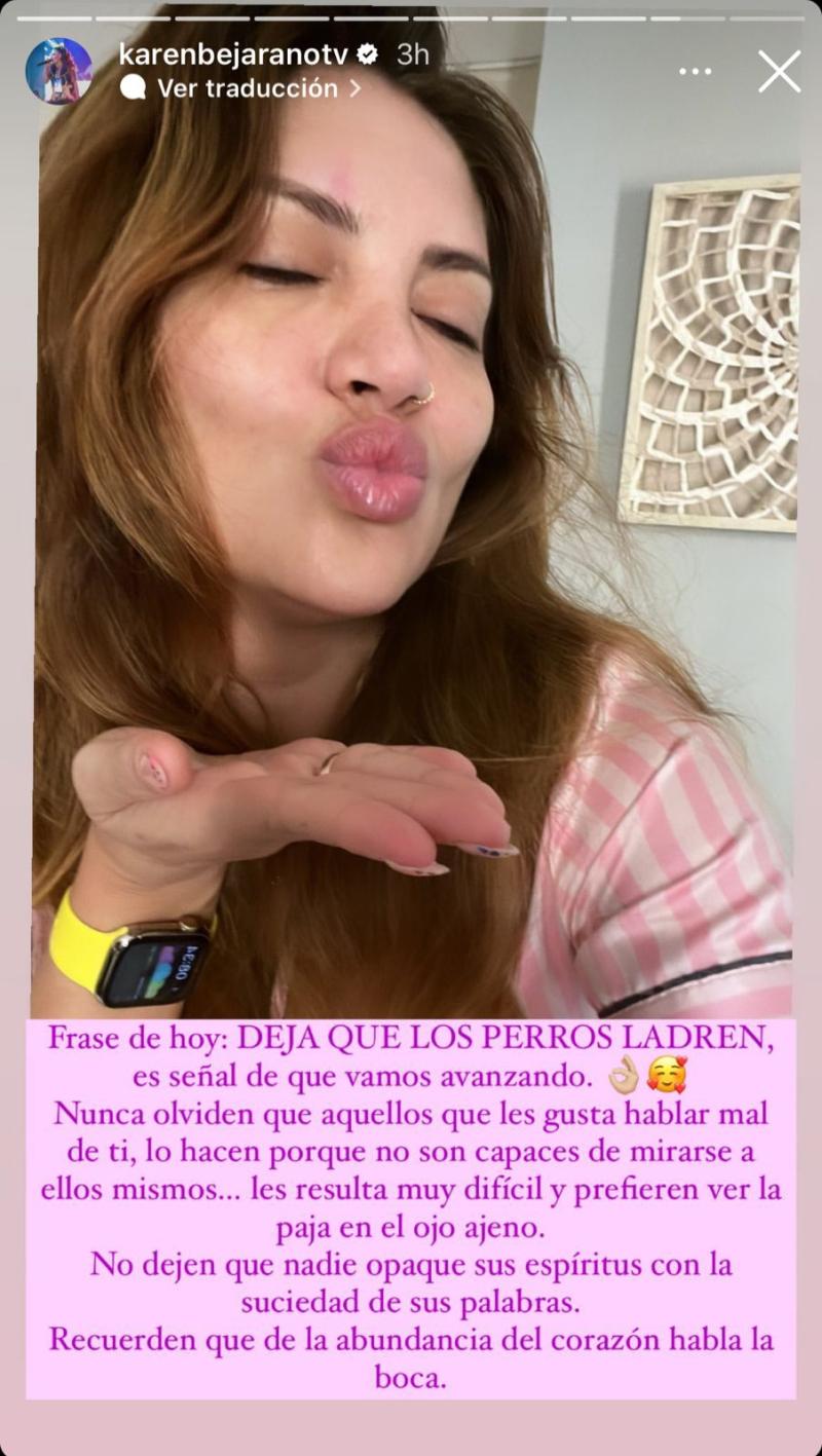 Respuesta de Karen Bejarano