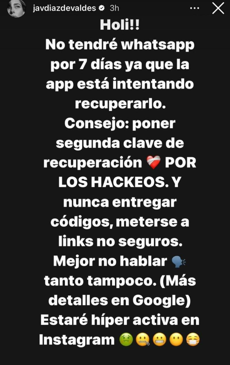 Historia Javiera Díaz de Valdés