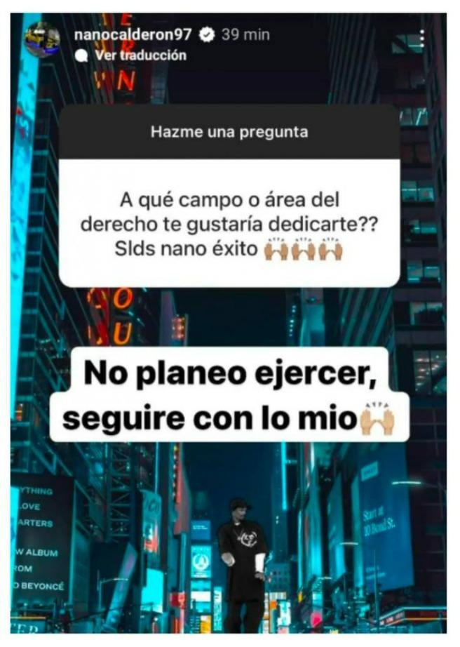 Respuesta Nano Calderón