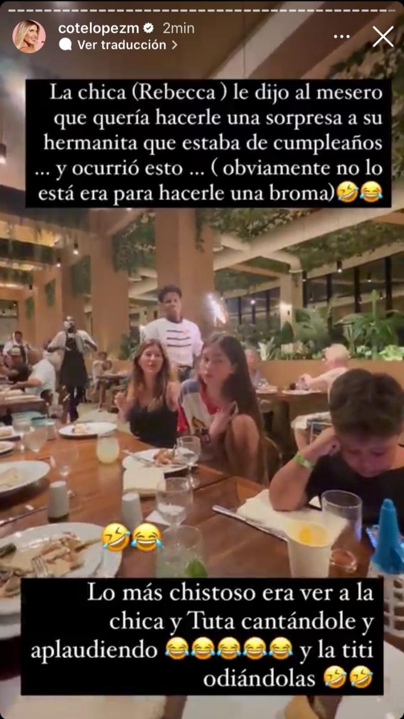 Broma hija de Coté López