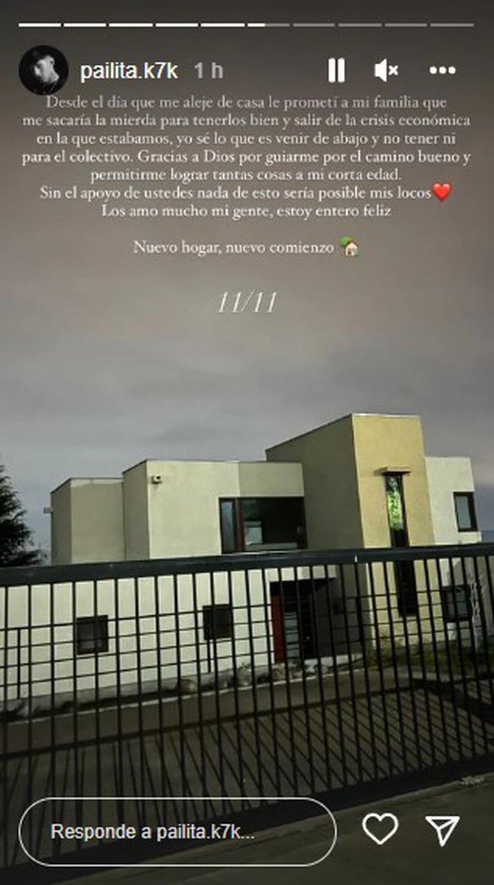 Nueva casa de Pailita