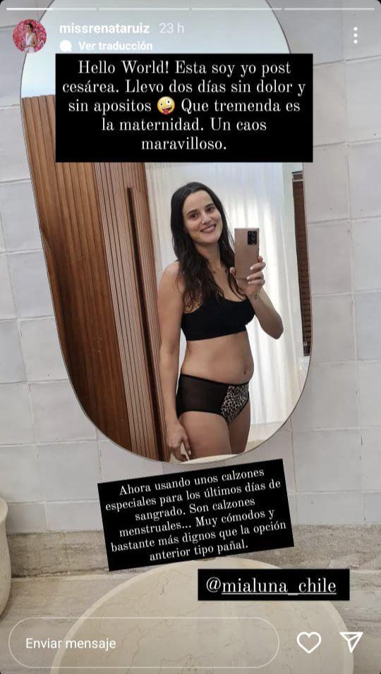 Renata Ruiz reflexiona sobre su cuerpo