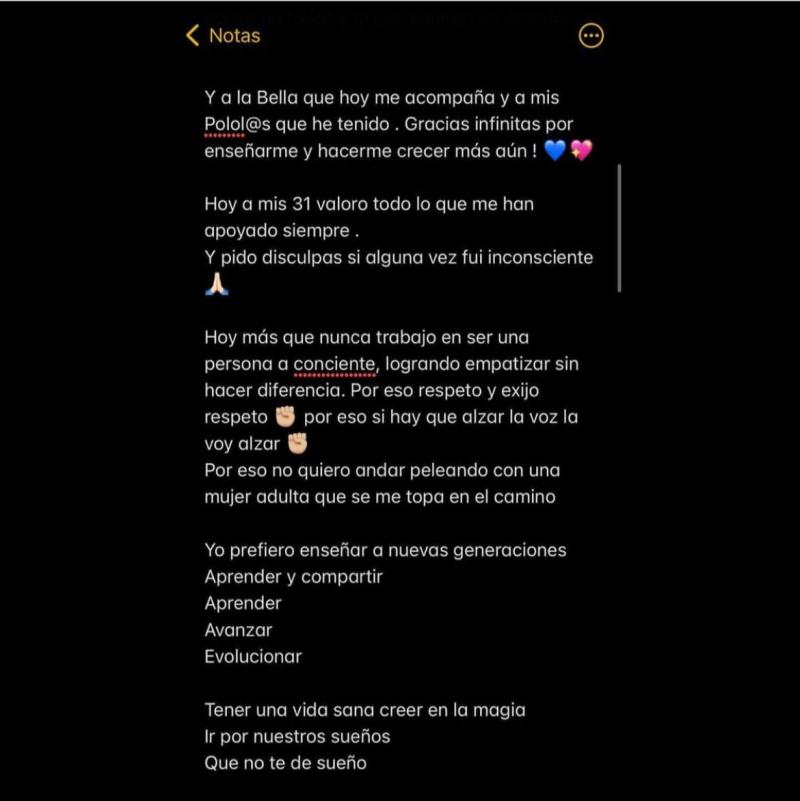 Reacción Camila Recabarren