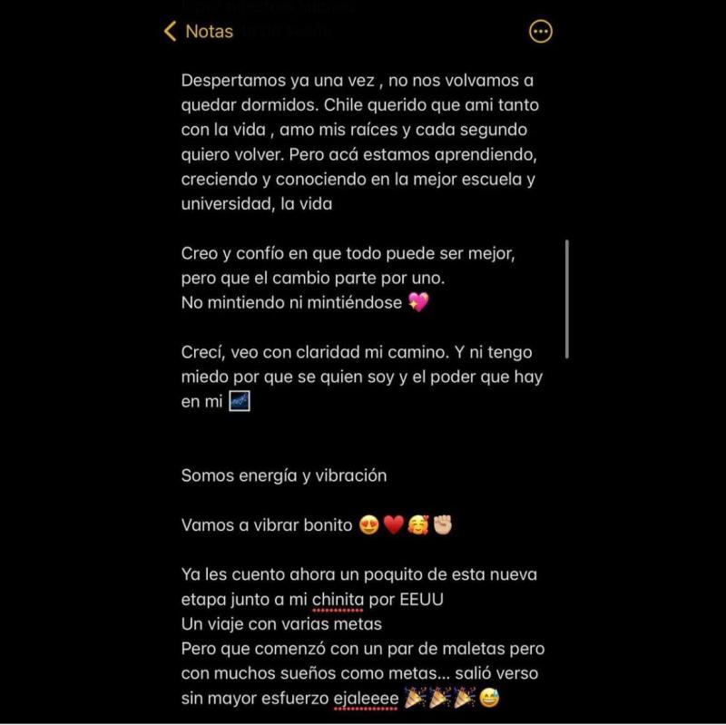 Reacción Camila Recabarren