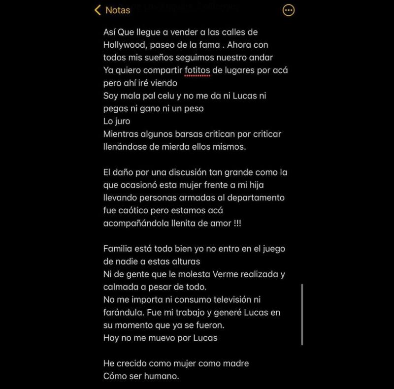 Reacción Camila Recabarren