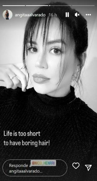 Cambio de look de Angie Alvarado