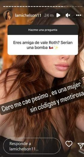 Ignacia Michelson en contra de Vale Roth