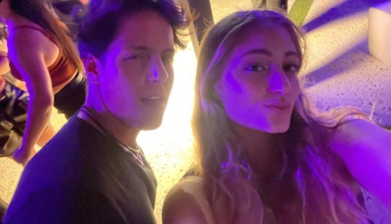 Florencia Araneda y Máximo Menem son amigos