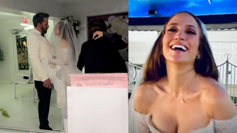 Ben Affleck y JLo, boda low cost