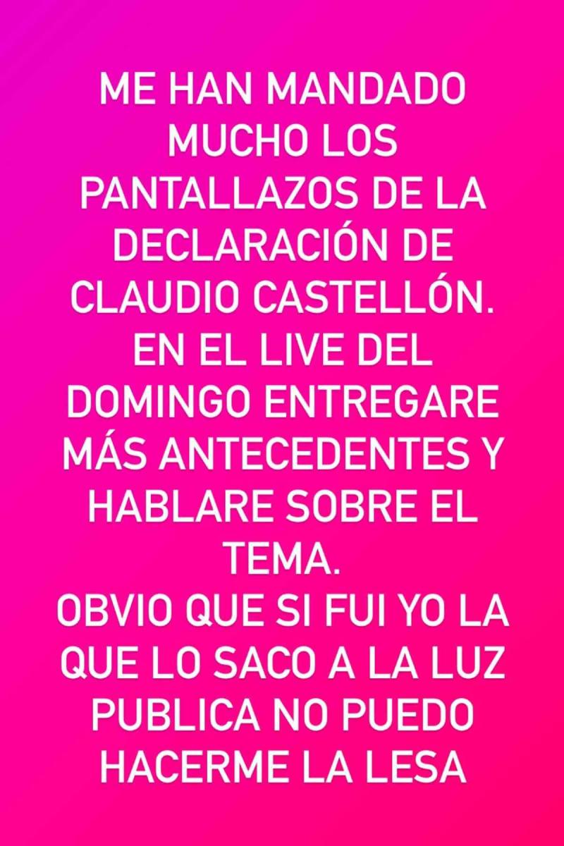 Reacción de Cecilia Gutiérrez