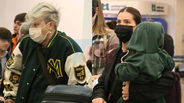 China Suárez y Rusherking, de viaje con los hijos que la actriz tuvo con Benjamín Vicuña y Nicolás Cabré