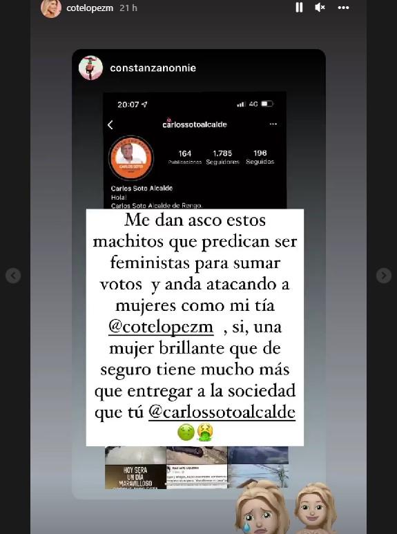 Historia de Coté López en Instagram