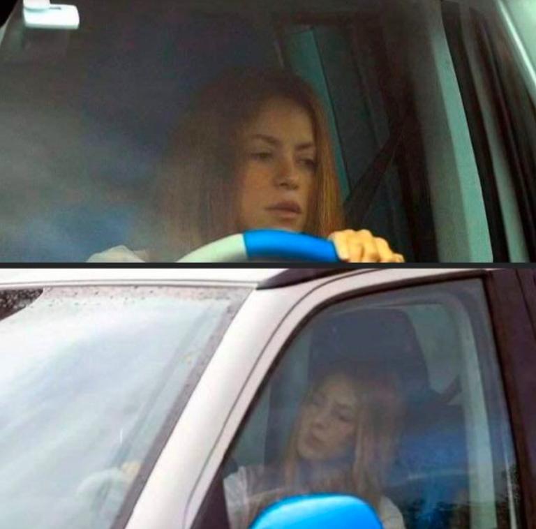 Shakira en las calles de Barcelona