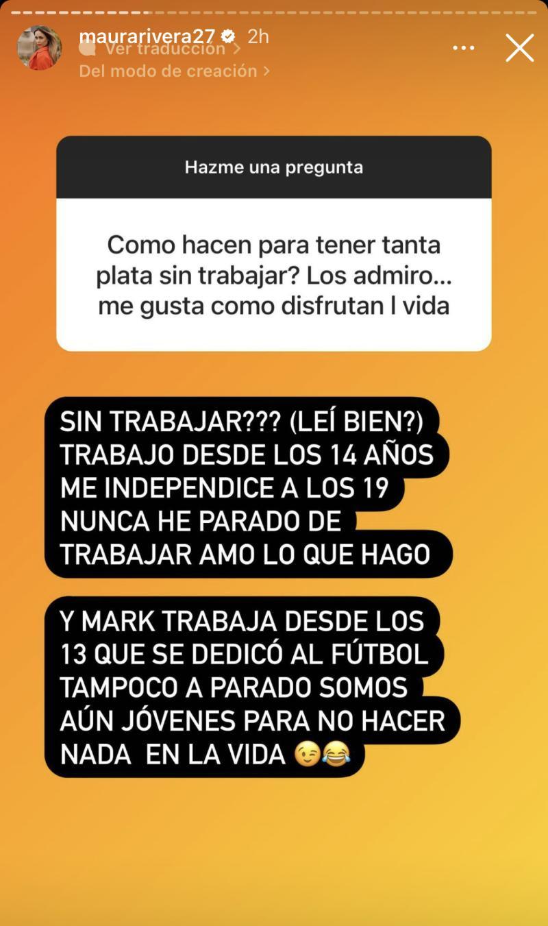 Maura Rivera responde pregunta