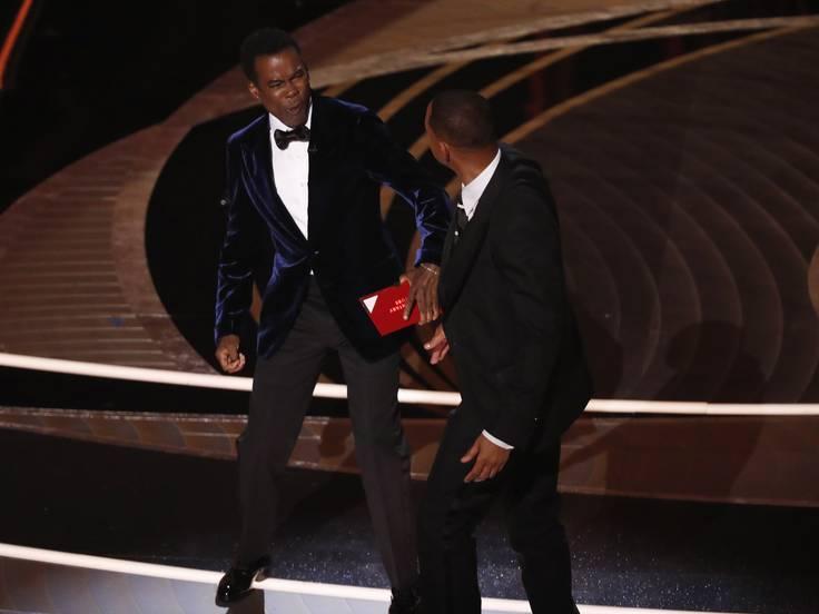 Will Smith golpeando a Chris Rock