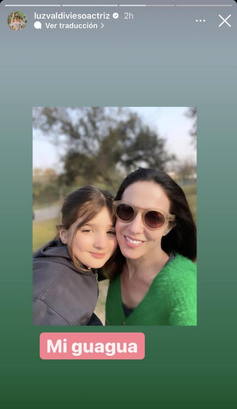 Lucía Tagle perdió un diente