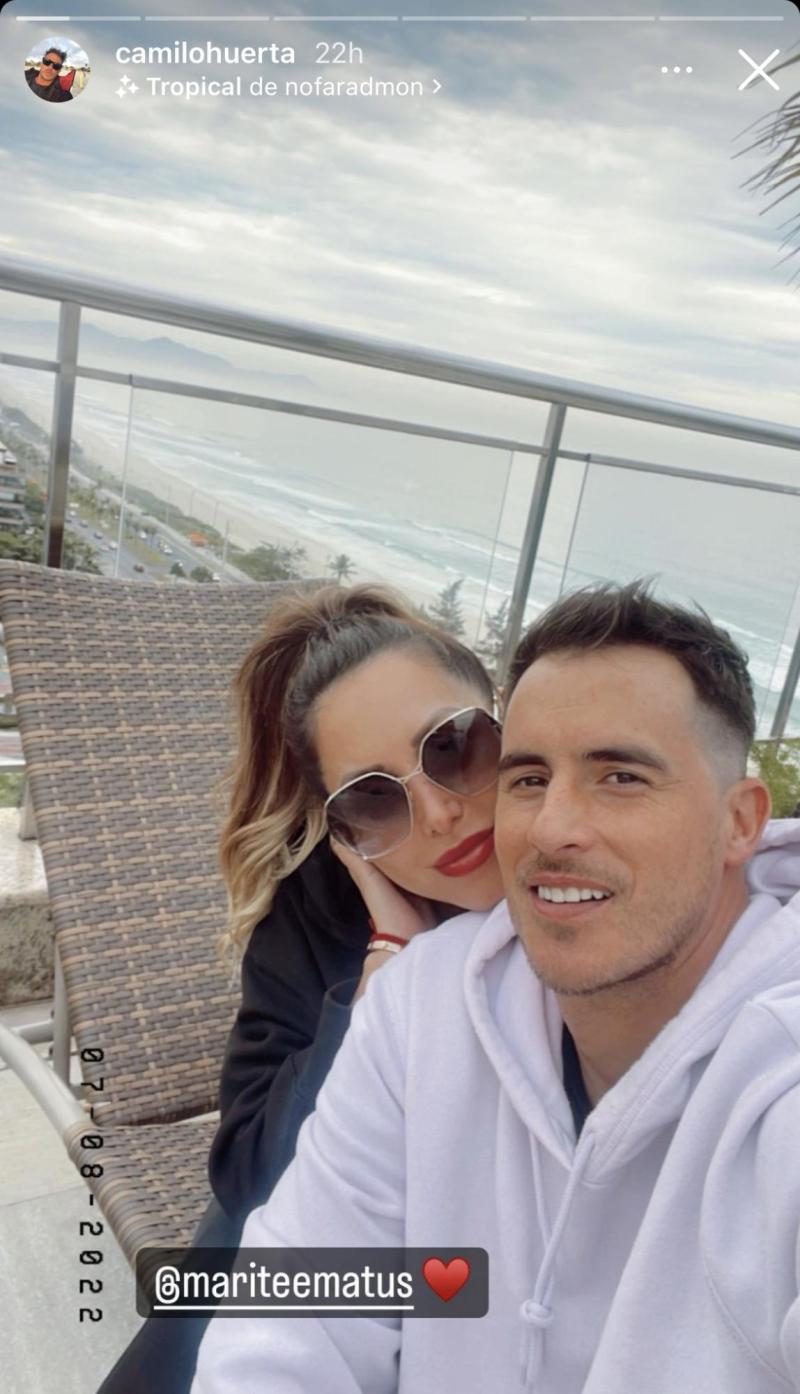 Marité Matus y Camilo Huerta en Brasil