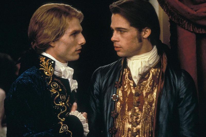 Tom Cruise y Brad Pitt en "Entrevista con el vampiro".