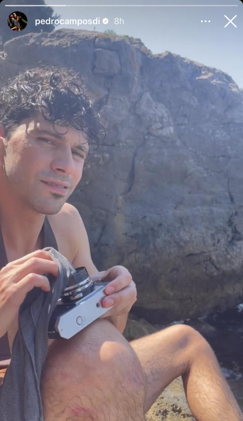 Josefina Montané viajando junto a Pedro Campos