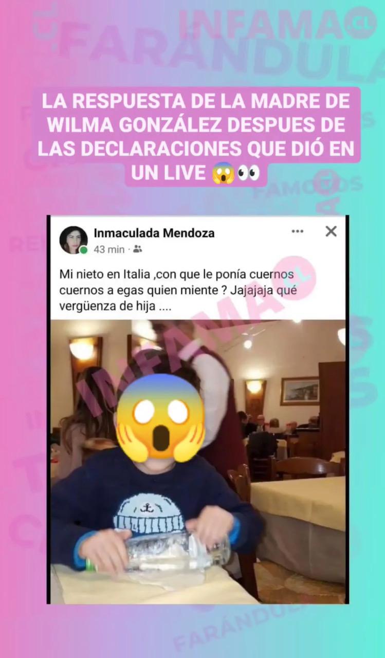 La madre de Wilma González se lanzó en contra de su hija