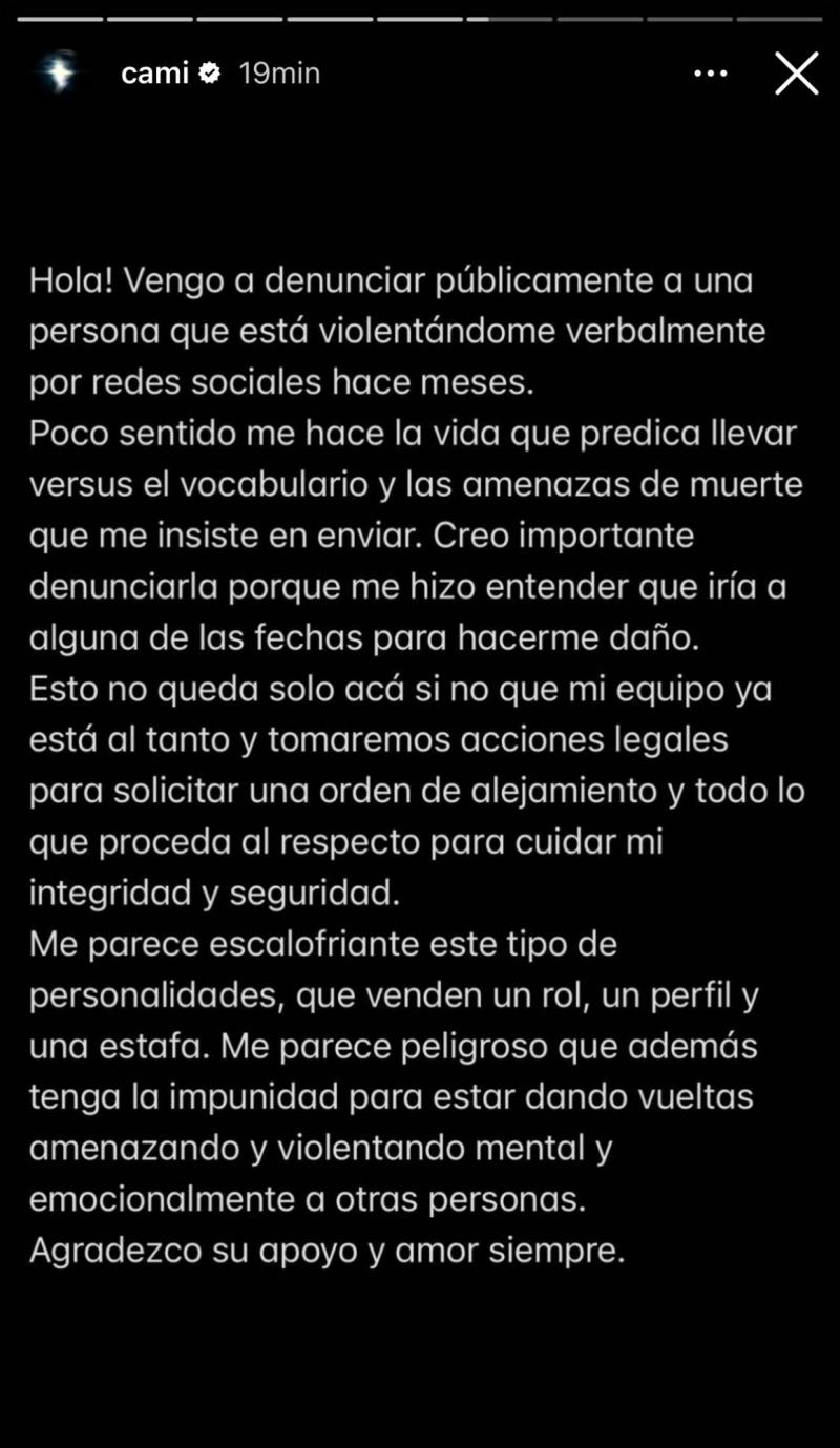 Cami Gallardo - Instagram